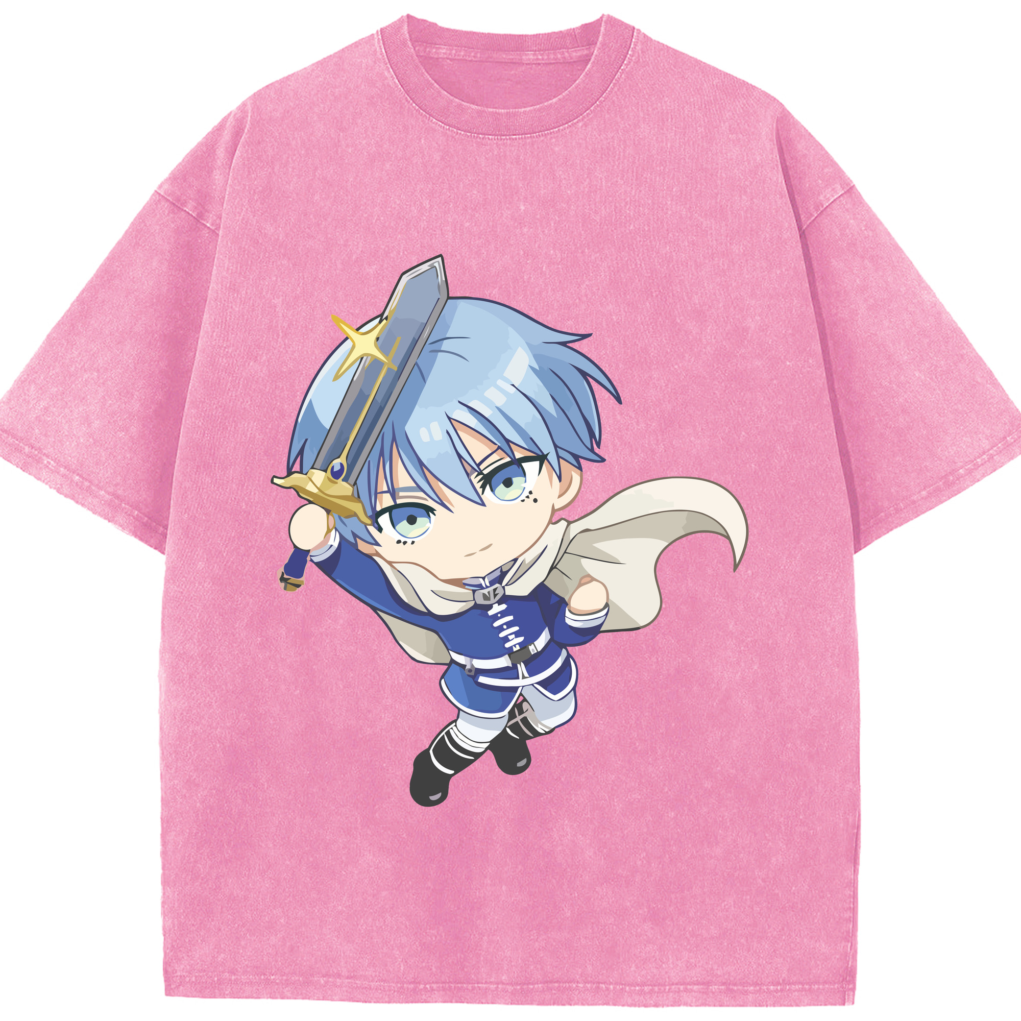 （画像用） 葬送のフリーレン Frieren 綿100% ヴィンテージ風 半袖Tシャツ（フロントプリント）